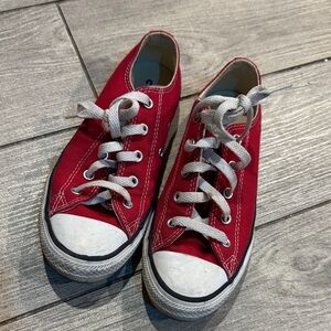 Converse Red and White Kids Sneakers